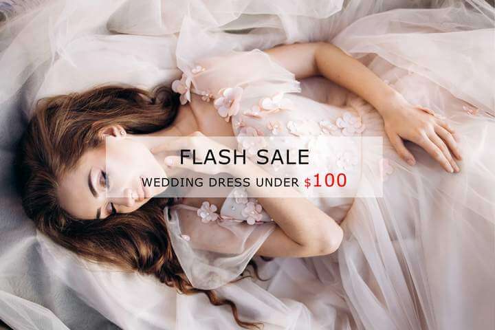 cheap wedding dresses under 100 online - Bridelily.com