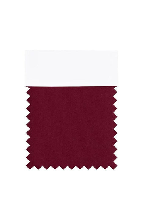 Bridelily Chiffon Swatch with 34 Colors - Burgundy - Swatches