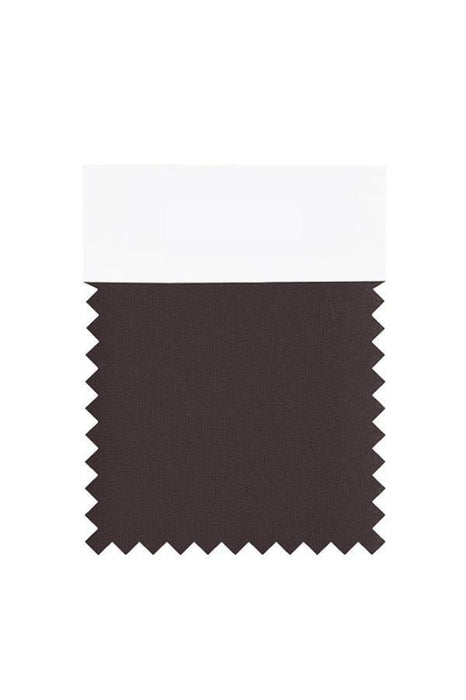 Bridelily Chiffon Swatch with 34 Colors - Chocolate - Swatches