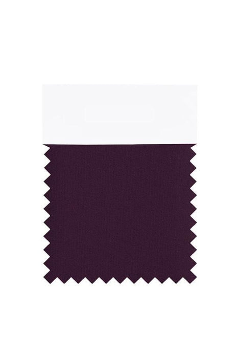 Bridelily Chiffon Swatch with 34 Colors - Grape - Swatches