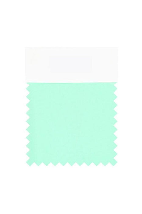 Bridelily Chiffon Swatch with 34 Colors - Mint Green - Swatches