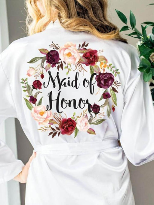 Personalized Floral Bride & Bridesmaids Robes | Bridelily - bridesmaid gifts