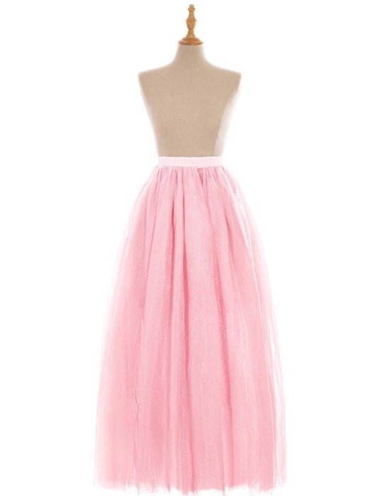 Multi Color 5 Layers Tulle Wedding Petticoats | Bridelily - wedding petticoats