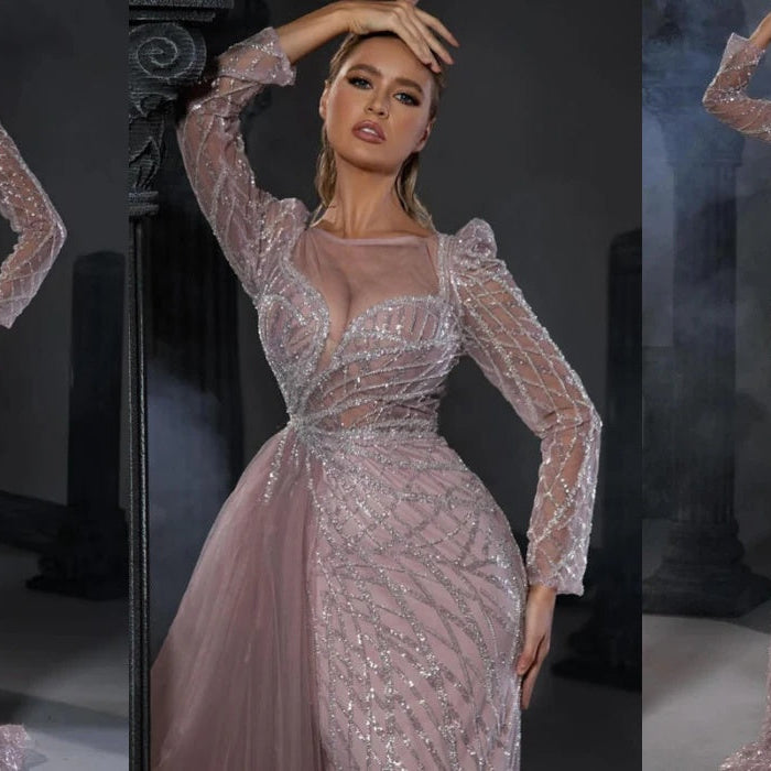Elegant Long-Sleeved Evening Gowns: Bridelily's Perfect Style Guide
