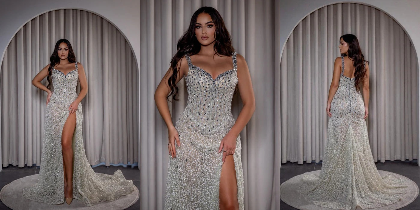 Analysis of the Charm of Bridelily Sequined Evening Gowns