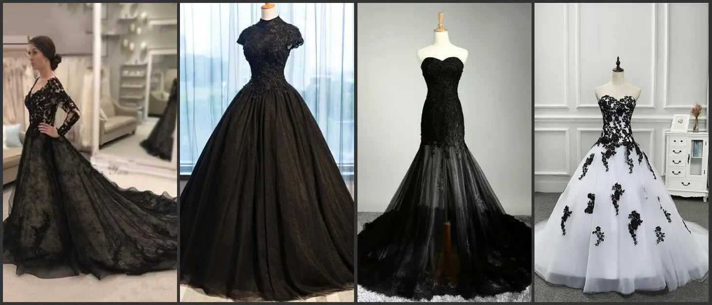 Bridelily Released A Great Range Of Black Wedding Dresses
