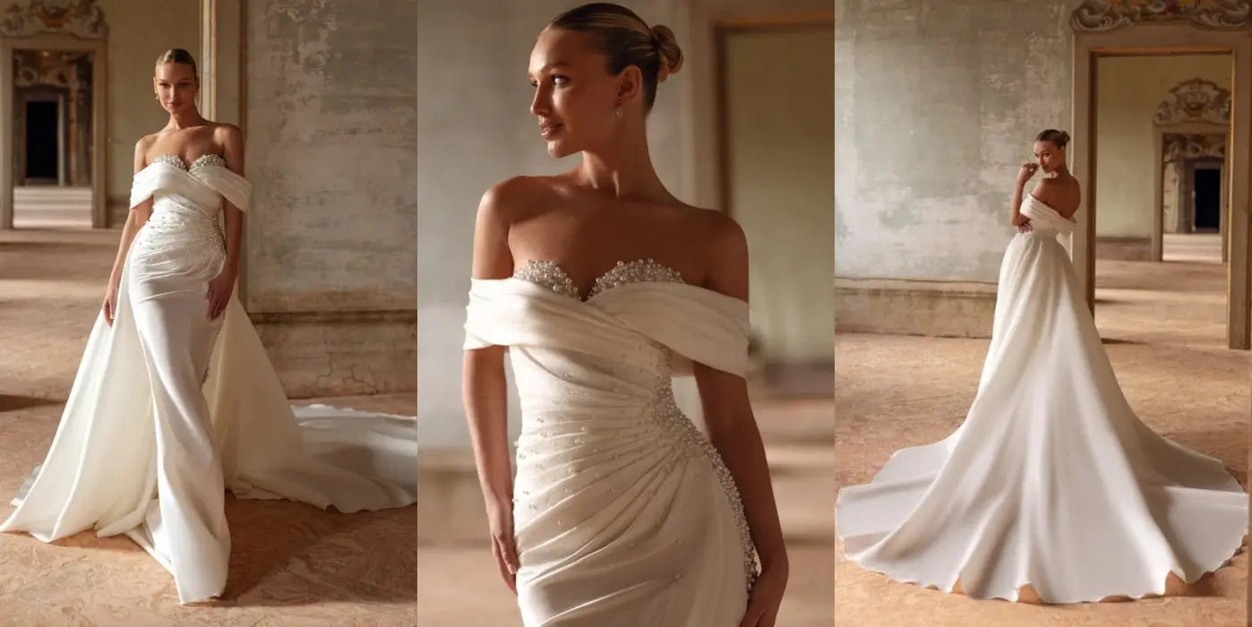 Explore the Elegant Charm of Satin Wedding Dresses