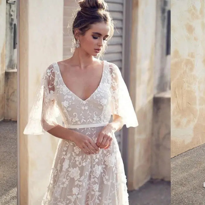 Romantic Bohemian wedding dress recommendations