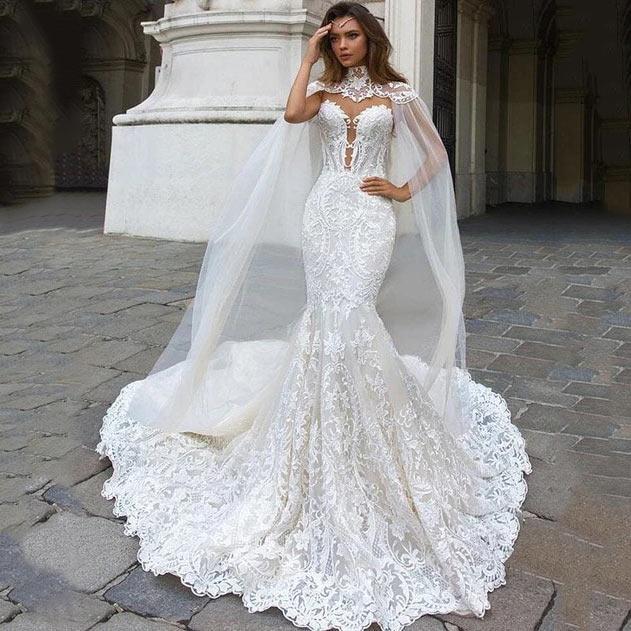 Premium Photo | Luxury woman bride in a beautiful expensive wedding dress