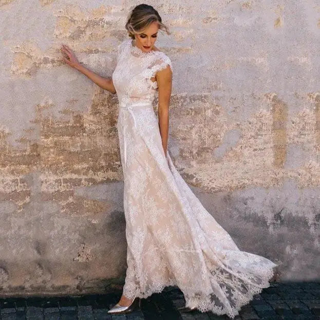 Lace Mermaid Wedding Dresses & Boho Lace Wedding Dress 2020 - Bridelily