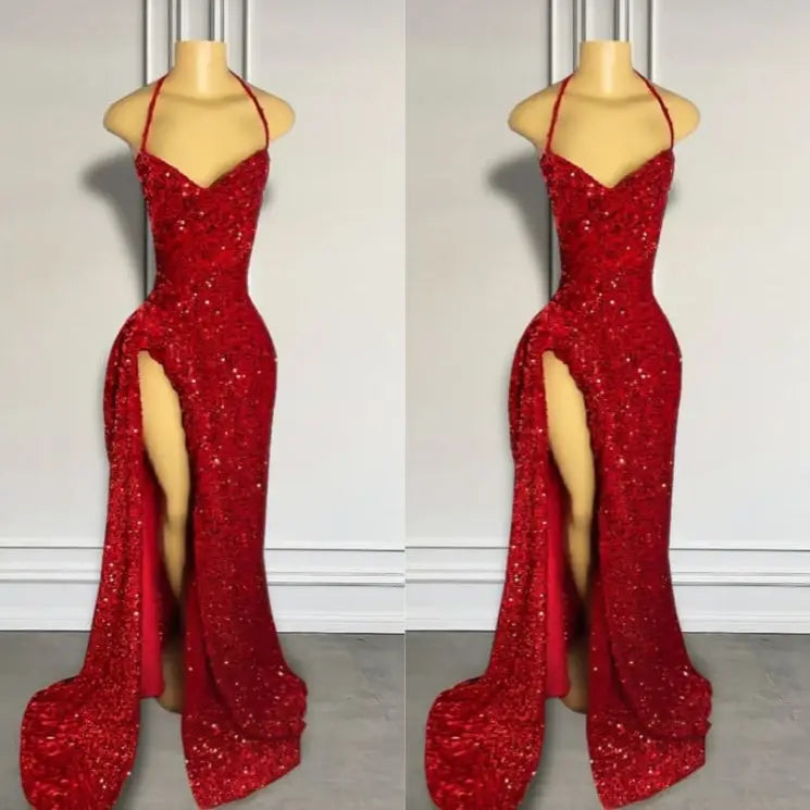 Sequins Prom Dresses