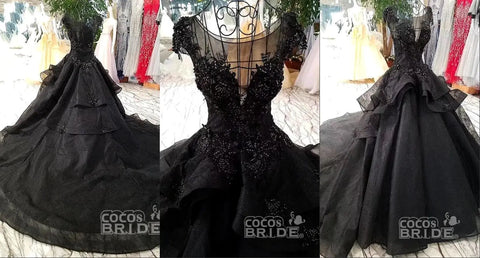 Bridelily Released A Great Range Of Black Wedding Dresses