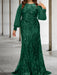 Sequined Mother of the Bride Sheath or Column Gowns