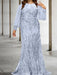 Sequined Mother of the Bride Sheath or Column Gowns