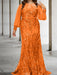 Sequined Mother of the Bride Sheath or Column Gowns