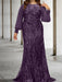 Sequined Mother of the Bride Sheath or Column Gowns