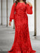 Sequined Mother of the Bride Sheath or Column Gowns