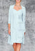 3/4 Sleeves Knee Length Ruffle Chiffon Mother of the Bride Outfits with Lace - Prom Dresses