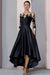 Mermaid Satin Hi-Lo Mother of-Bride Dress with Appliques - Prom Dresses