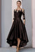 Mermaid Satin Hi-Lo Mother of-Bride Dress with Appliques - Prom Dresses