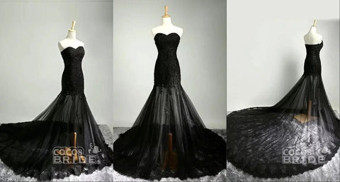 Bridelily Released A Great Range Of Black Wedding Dresses