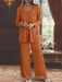 Sequined Chiffon Pantsuits for the Mother of the Bride with Jacket