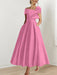 Off-the-Shoulder Sleeveless A-Line Princess Ankle-Length Mother of the Bride Dress with Bow(s)