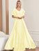 Plus Size Mother of the Bride A-Line Floor-Length Dress with V-Neck and Half Sleeves