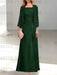 2 A-Line/Princess Scoop Mother of the Bride Dresses with Pleated & Lace Appliques Floor-Length