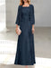 2 A-Line/Princess Scoop Mother of the Bride Dresses with Pleated & Lace Appliques Floor-Length