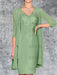Dusty Sage Knee-Length V-Neck Sheath/Column Mother of the Bride Dresses