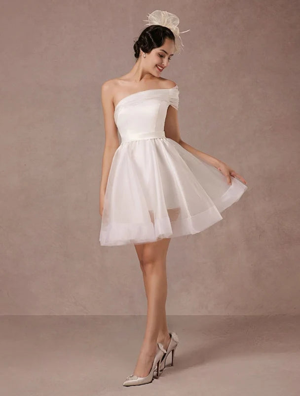 Elegant and Playful Short Wedding Dresses by Bridelily