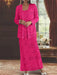 Ankle-length Chiffon Mother of the Bride Dress with Sequins and Jacket