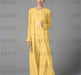 Long-Sleeve Chiffon Mother of the Bride Pantsuit with Jacket and Sequins
