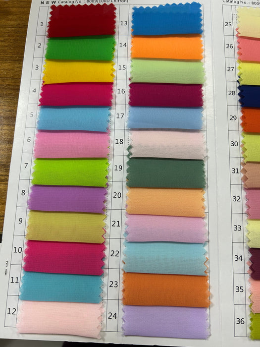 Bridelily Chiffon Swatch