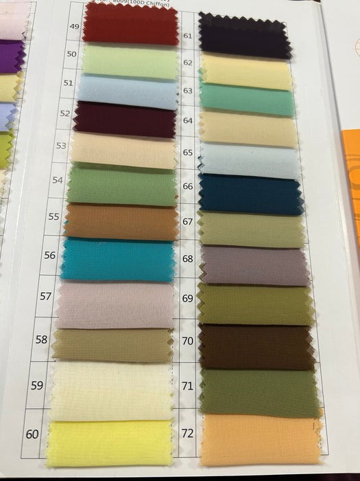 Bridelily Chiffon Swatch