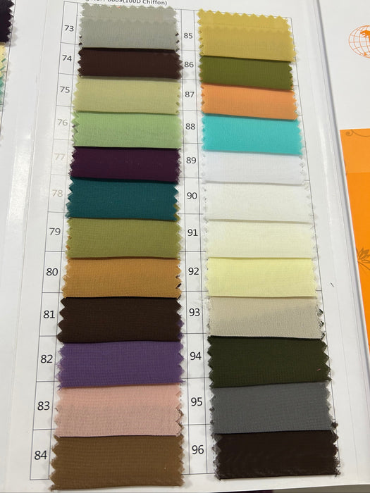 Bridelily Chiffon Swatch
