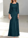 Scoop Neck Two Pieces A-Line Mother of the Bride Dresses with Lace Appliques
