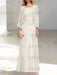 2 A-Line/Princess Scoop Mother of the Bride Dresses with Pleated & Lace Appliques Floor-Length