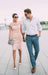 Lace Blush Pink Formal Dresses Knee Length Mother of the Bride Dress Cap Sleeves