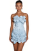 3D Floral Corset Strapless Mini Homecoming Dress with Crystal