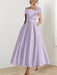 Off-the-Shoulder Sleeveless A-Line Princess Ankle-Length Mother of the Bride Dress with Bow(s)