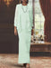 Floor-Length Scoop Neck Sheath Dress with Long Sleeves and Jacket for the Mother of the Bride