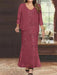 Plus Size V-Neck Ankle-Length Sheath/Column Mother of the Bride Dresses with Sequins & Jacket