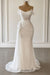 Off-the-Shoulder Sequins Mermaid Wedding Dress with Train
