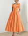 Off-the-Shoulder Sleeveless A-Line Princess Ankle-Length Mother of the Bride Dress with Bow(s)
