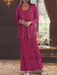 Ankle-length Chiffon Mother of the Bride Dress with Sequins and Jacket