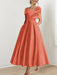 Off-the-Shoulder Sleeveless A-Line Princess Ankle-Length Mother of the Bride Dress with Bow(s)