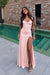 Pearl Pink Sweetheart Satin Prom Dress Mermaid with Front Split
