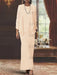 Floor-Length Scoop Neck Sheath Dress with Long Sleeves and Jacket for the Mother of the Bride